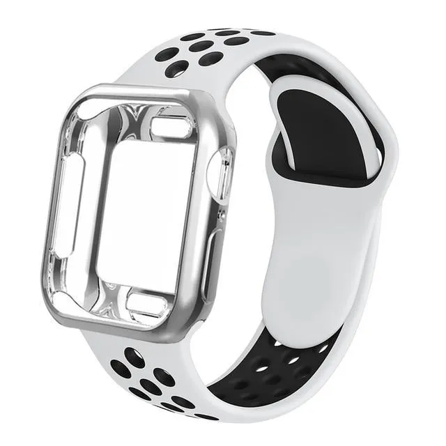 Case   Strap Series Durable Waterproof Sports Silicone Bracelet