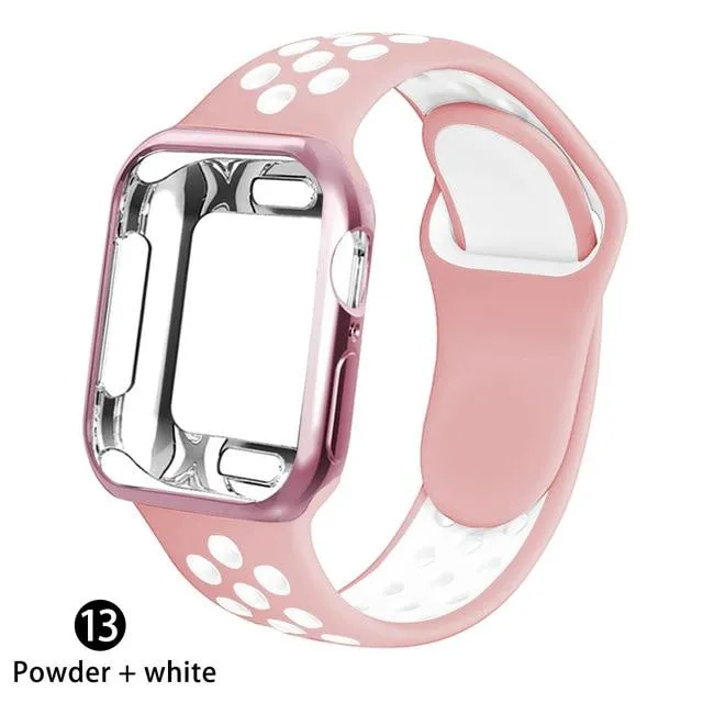 Case   Strap Series Durable Waterproof Sports Silicone Bracelet