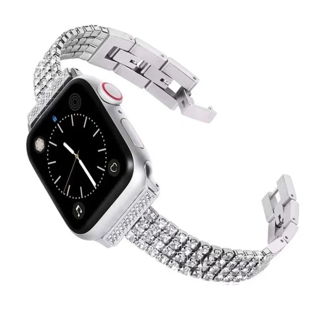 Diamond Strap Correa Series 8 7 6 5 Bracelet Steel Loop |Watchbands|
