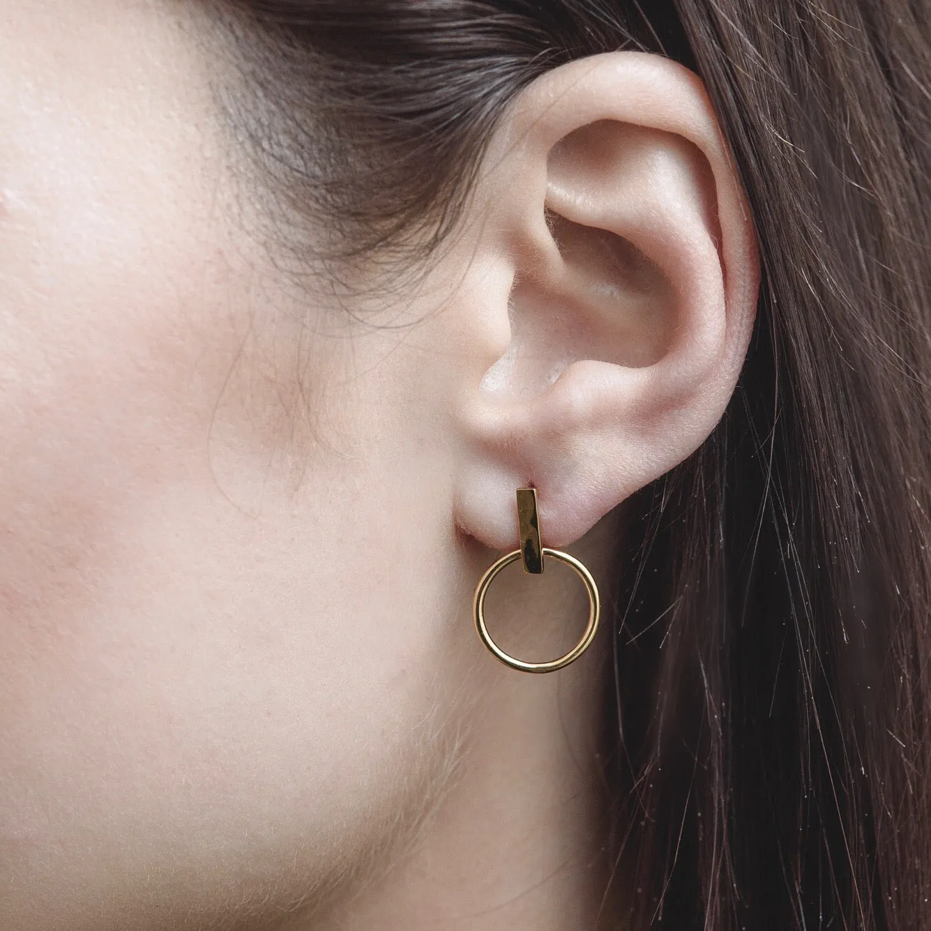 Ecliptic Stud, Mini, Gold