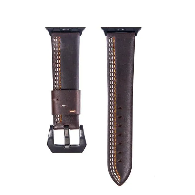 High-Quality Retro Leather Strap Suture Bracelet Wristband Series 7 6