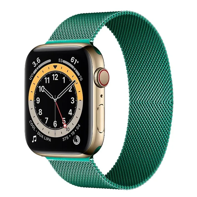 Milanese Loop Strap For Series 7 6 Premium Steel Metal Bracelet Correa