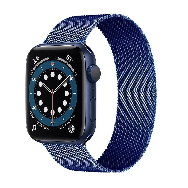 Milanese Loop Strap For Series 7 6 Premium Steel Metal Bracelet Correa
