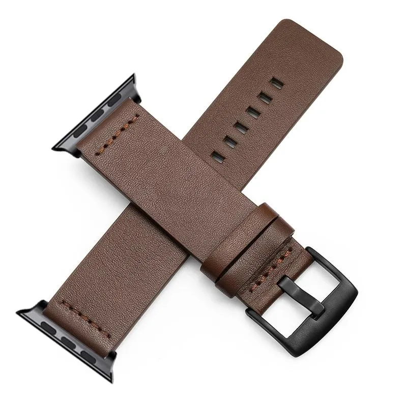 Premium Leather Band Series 7 6 Sport Watch Strap Band  Loop Bracelet