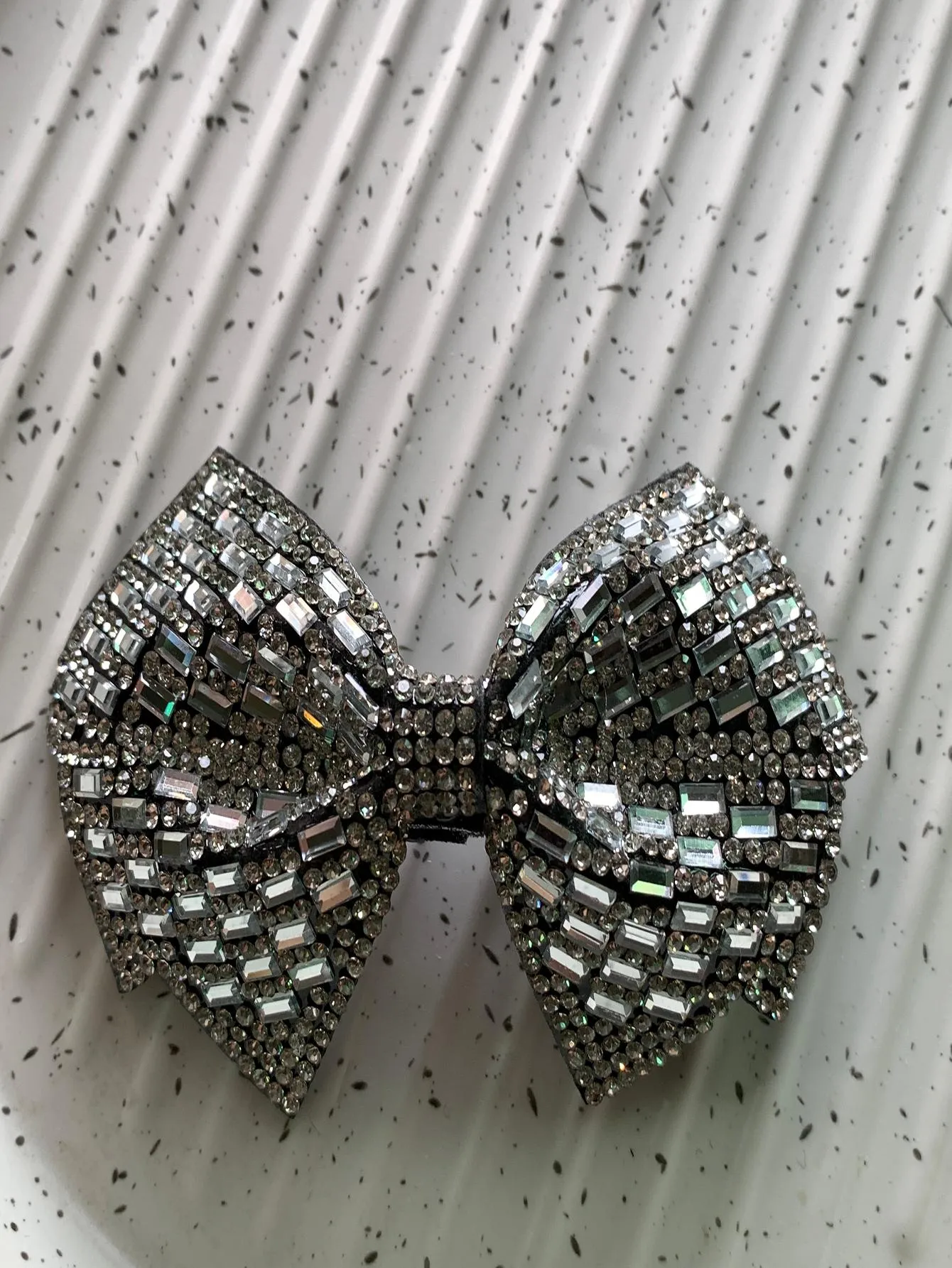 Rhinestone Bow Decor Hair Clip for Women Barrette Styling Hair Accessories