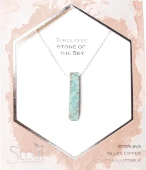 Scout Stone Point Necklace - Turquoise Stone Of The Sky