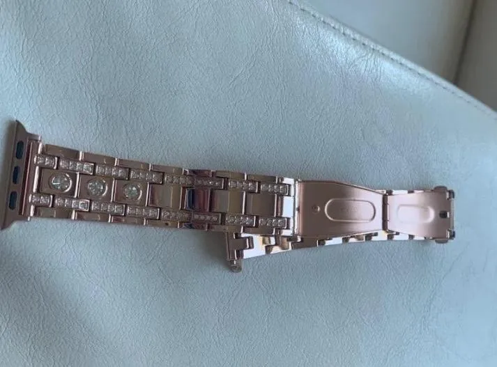 Stainless Steel Strap Rhinestone Round Diamonds CZ Bracelet Series