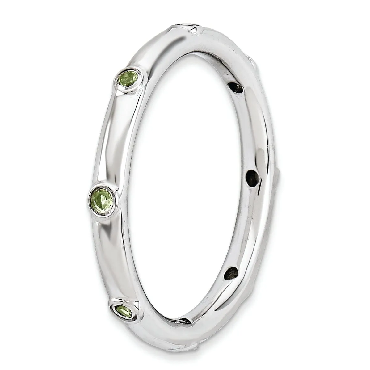 Sterling Silver Peridot Ring