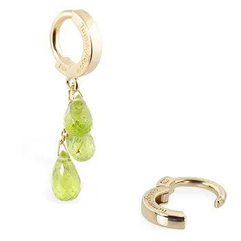 TummyToys® 14K Yellow Gold Peridot Belly Button Bar